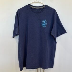 Patagonia Responsibility T-Shirt How to Save Current Blue, size L